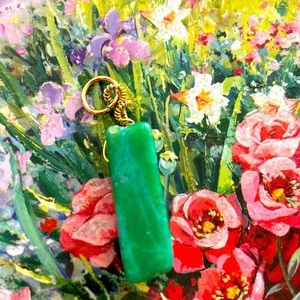 5/$10❤️❤️❤️NEW Handmade Adventurine Stone Charm Pendant by Alyce Rancour